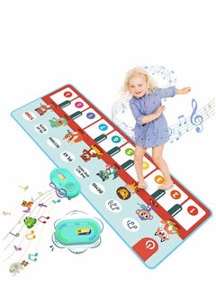 Buy Baby Piano Musical Mats 35 Music Sounds Dance Floor Mat Music Keyboard Touch Playmat Early Education Learning Musical Toys Gift for Toddlers Kids Girls Boys in Saudi Arabia
