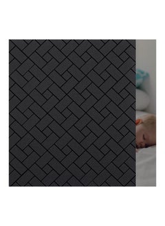 اشتري Total Blackout Window Film Light Sun Blocking Covering Darkening Privacy Heat Control Static Cling Removable No Glue Anti Glare Reflective for Home Bedroom في الامارات