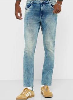 Buy Slim Fit Washed Jeans in UAE