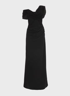 Buy One Shoulder Detail Dress in UAE