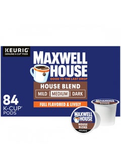 Buy Maxwell House House Blend Medium Roast K-Cup Coffee Pods (84 ct Box) in UAE