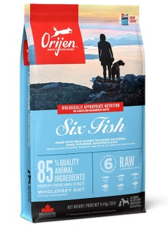 Buy Six Fish Dog Dry Food 11.4 kg in UAE