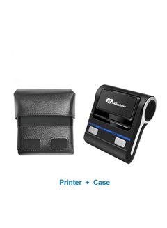 Buy Portable Mini Wireless Thermal 80mm High BT Quality Printer Receipt Printer For Mobile + case in Saudi Arabia
