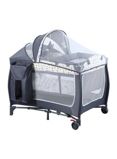 اشتري Portable Baby Nursery Center Baby Playard, Foldable Baby Crib with Changing Table في الامارات
