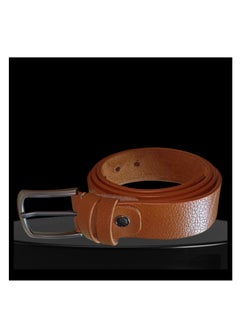 Buy Men's Leather Belt  Elegant Design that Adds a Touch of Elegance to your Look - 140CM in Egypt