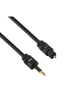 Buy Digital Sound Toslink Male -3.5mm Optical S/PDIF Audio Cable for PS4/PC/TV/CD/DVD in UAE