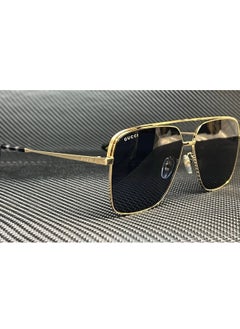 Buy Gucci Unisex UV Resistant Fashion Full Frame Sunglasses 61mm Retro Sunglasses Gray GG1099SA in UAE