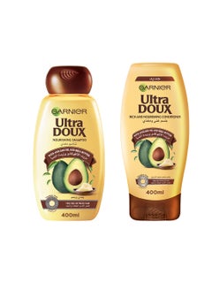 Buy Ultra Doux Avocado Shampoo 400ml + Conditioner 400ml Dual Pack in Saudi Arabia