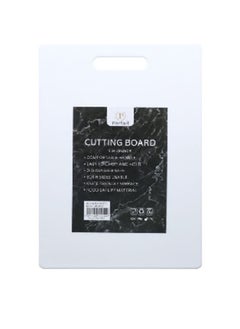 Buy Plastic Cutting Board with Handle White 36 x 26 cm K-803 in Saudi Arabia