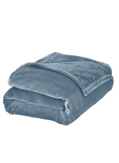 Buy Lightweight Velvet Blanket, Mora Series, 350GSM, Single Size 230 x 170 cm, Extra Soft All Season Fleece Blanket, Bed And Sofa Blanket in Saudi Arabia