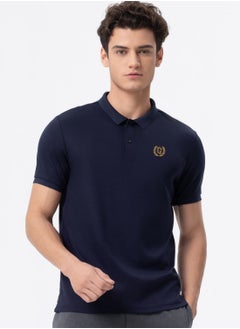 Buy Men's Luxury Touch Polo Blue in UAE