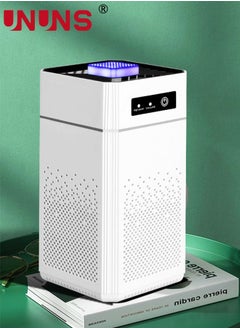 Buy Air Purifiers For Home,Air Filter Cleaner For Large Room,H11 True HEPA Filter With 3-Speed,Odor Eliminator,Air Cleaner For Allergies,Pets,34dB Quiet Air Cleaner For Bedroom,Office,White in UAE