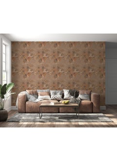 اشتري Pattern From Different Leaves Of Trees Fabric Wallpaper Covers An Area ​​Up To 4.2Mx3M With Adhesive And Smoothing Tool في مصر