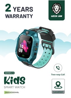 Buy Smart Kids Watch Series 5 with GPS and Sim Card Slot and Two-Way Call and SOS Alarm and Location Blue in UAE