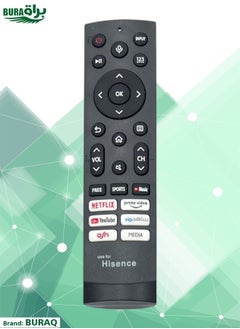 اشتري Hisense Smart TV Remote - ERF3F90H REMOTE REMOTE CONTROL متوافق مع HISENS في السعودية