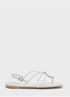 Buy Cross-Over Flat Slingback Sandal in UAE