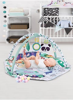 Buy Baby Play Gym Mat 5-in-1 Activity Mat with Detachable Toys for 0-6 Months in Saudi Arabia