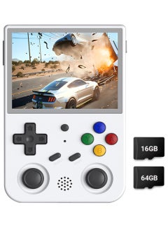 Buy Wireless Handheld Game Console, G353V 3.5-Inch Portable Retro Game Console 16G+64G Built-in 15000 Games with Double System Arcade Game Console for Kids Adults. in Saudi Arabia