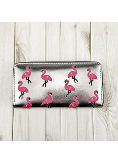 Buy New Ladies Wallet Embroidered Flamingo Bag Long Card Bag Women Korean Fashion Manufacturers Step Into in Saudi Arabia