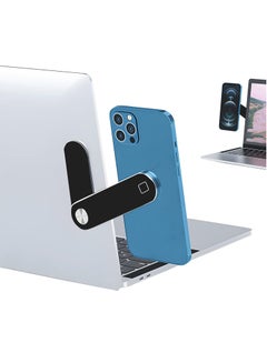 Buy Magnetic Phone Holder For Laptop, Laptop Side Mount Clip, Adjustable Continuity Camera Mount, Slim Portable Computer Expansion Bracket for All Phone, Laptop, Mac Black in UAE