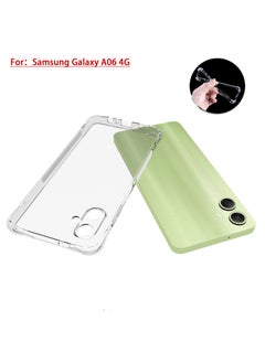 Buy Phone Case For Samsung Galaxy A06 Crystal Clear Ultra Slim Anti Scratch Shockproof Protective TPU Back Cover in Saudi Arabia