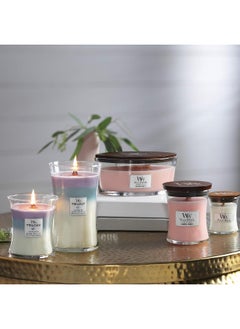 Buy Ellipse Scented Candle With Crackling Wick, Coastal Sunset, Up To 50 Hours Burn Time Paraffin in UAE