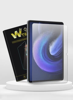 Buy Premium Series Curved Edges Tempered Glass Screen Protector For Xiaomi Pad 6 / Pad 6 Pro 11 Inch 2023 Clear in UAE