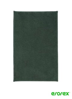 Buy Bath mat dark green 50x80 cm in Saudi Arabia