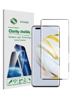 Buy Huawei Nova 10 Pro Screen Protector Anti-Scratch 3D Curved Tempered Glass Clear HD Edge to Edge Full Coverage 9H Case Friendly Film 6.78 inch in UAE