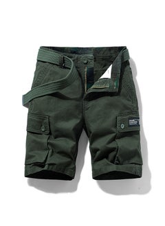 اشتري Mens Summer Cargo Shorts Stylish Japanese Trend Army Green في الامارات