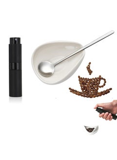 اشتري 3-Pieces Coffee Bean Spray 30ml and Coffee Bean Weighing Tray and Coffee Spoon في السعودية