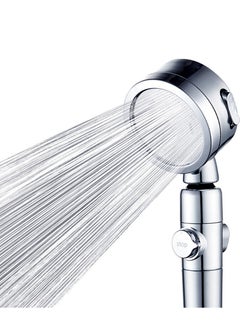 Buy High Pressure Hand Shower Head, High Pressure 3 Mode Hand Shower Head with 150cm Replacement Hose/Holder and 2 Cotton Filters in Saudi Arabia