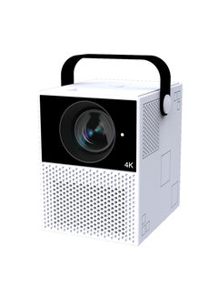 Buy Mini Portable 4K Projector, 3000 Lumens, 2+16G 5200mAh 60W WIFI Android 9.0, Touch Interaction, with Touch Stylus, Y2 White&Black in Saudi Arabia