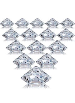 Buy 24 Pack Clear Diamond Place Card Holders Stands, Acrylic Crystal Table Card Stands for Wedding, Party Decoration, Baby Shower, Table Decoration in Saudi Arabia