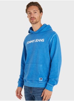 Buy Logo Regular Fit Hoodie in UAE