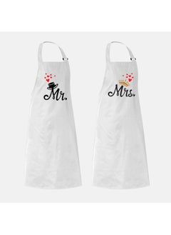 Buy New Mr and Mrs Couple's Apron in UAE