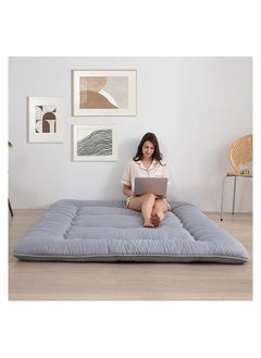 Buy Japanese Floor Mattress Futon Mattress Full Size Shikibuton Tatami Mat Floor Bed Roll Up Foldable Mattress Topper for Guest Camping RV in UAE