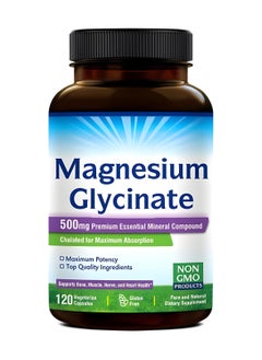 Buy High Absorption Magnesium Glycinate Capsules 120 Capsules in Saudi Arabia