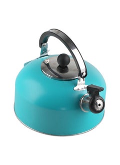 Buy Whistling Tea Kettle Light Weight Size 3.0 Liter Blue Color, Tea Pots for Stove Top Food Grade Stainless Steel with Folding Handle, Loud Whistle Kettle for Tea, Coffee, Milk - Milk White in Saudi Arabia