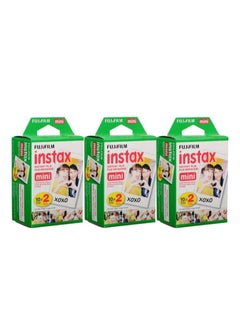 Buy Fujifilm Instax Mini Film-60 Sheets-White in Egypt