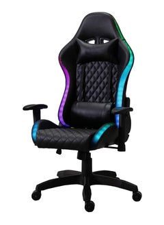 Buy Mahmayi C1583 RGB Gaming Chair with PU Leatherette Black in UAE