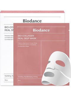 Buy Bio-Collagen Real Deep Mask, Hydrating Overnight Mask, Pore Minimizing, Elasticity Improvement, 34g x 4ea in UAE