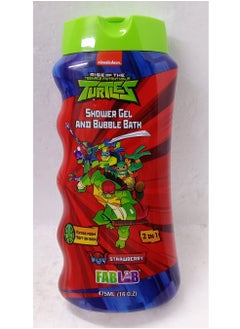 Buy Teenage Mutant Ninja Turtles Bubble Bath Gel and Bubble Bath 475ml in Saudi Arabia