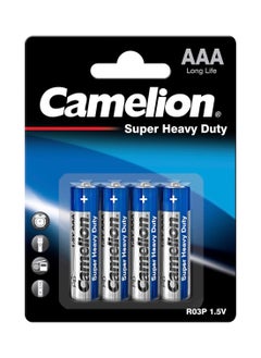 Buy Camelion Super Heavy Duty Batteries R03/Micro/Pack of 4 in Egypt