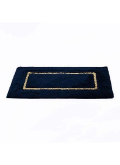 اشتري Rayden Bath Mat, Navy & Gold - 80x50 cm في الامارات