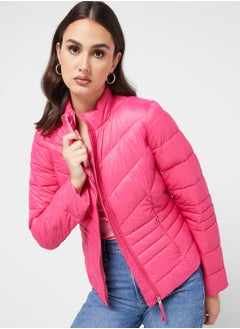 Buy Zip Through Puffer Jacket in UAE