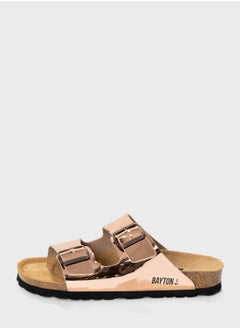 اشتري Atlas Double Strap Flat Sandals في الامارات