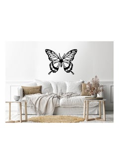 Buy butterfly Wood Wall art 75x60 Black in Egypt