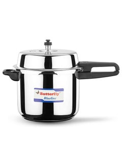 Buy Butterfly BL-10L Blue Line Stainless Steel Pressure Cooker, 10-Liter in UAE