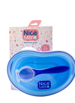 Buy Nice Baby Plate Blue in Egypt